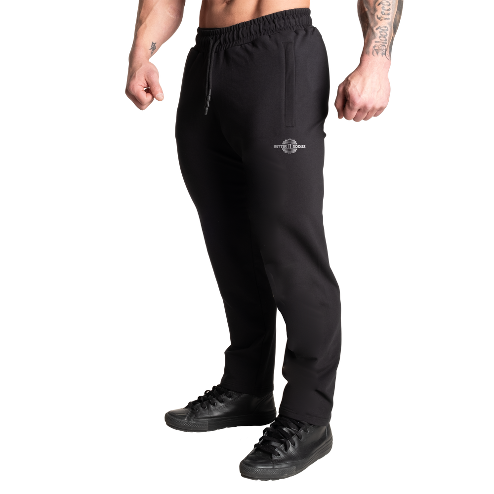 Better Bodies Original Standard Sweatpants, Black  Long Length