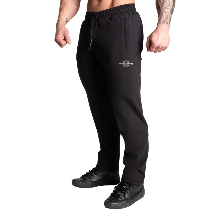 Better Bodies Original Standard Sweatpants, Black Regural Length