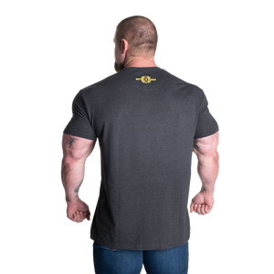 Better Bodies Stay True Wings Tee, Dark Grey Melange