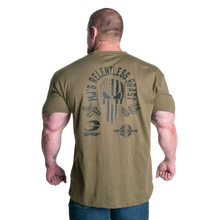 Better Bodies MJ's Relentless Roast Recruit Tee, Army Green Melange