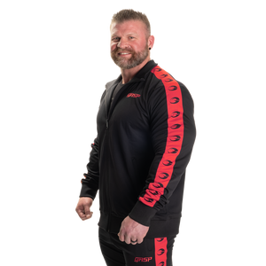 Gasp Track Suit Jacket  Black/Red