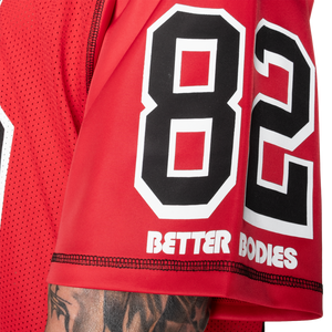 Better Bodies Legacy Football Tee , Chili Red