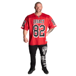 Better Bodies Legacy Football Tee , Chili Red