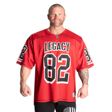 Better Bodies Legacy Football Tee , Chili Red