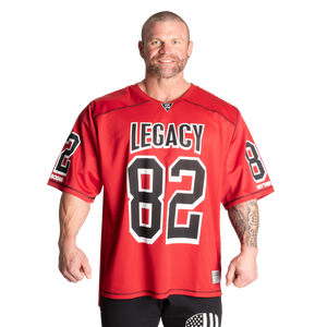 Better Bodies Legacy Football Tee , Chili Red