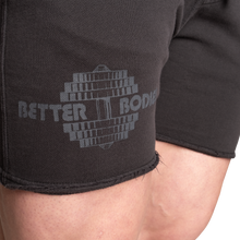 Better Bodies Old School Sweatshorts,Acid washed black