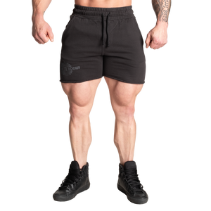 Better Bodies Old School Sweatshorts,Acid washed black