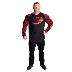 Gasp Thermal Original raglan ls, Black/Red camo