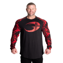 Gasp Thermal Original raglan ls, Black/Red camo