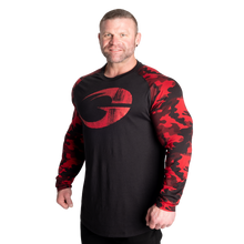 Gasp Thermal Original raglan ls, Black/Red camo