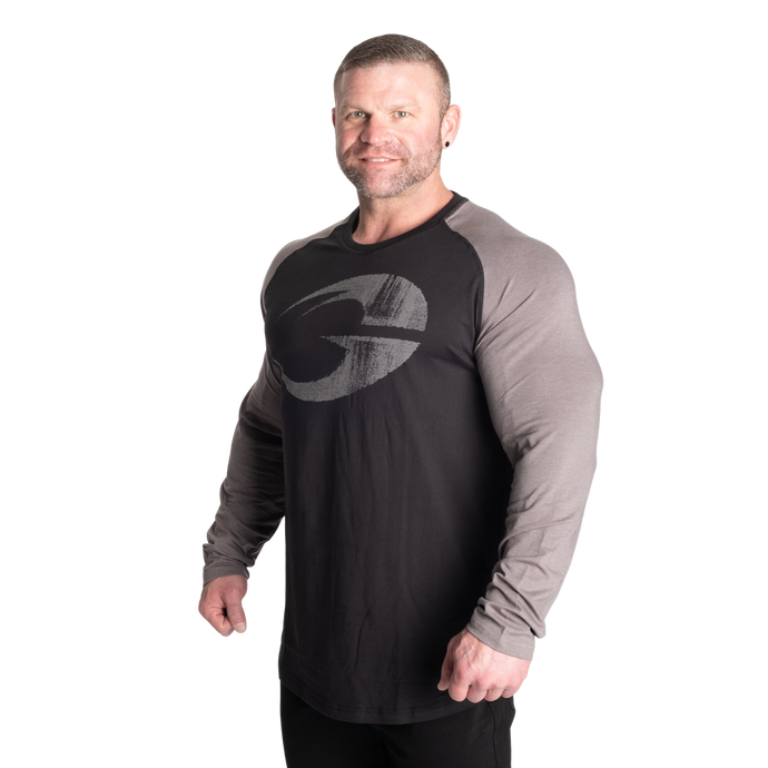 Gasp Thermal Original raglan ls, Black/Grey