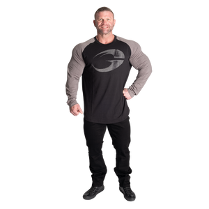 Gasp Thermal Original raglan ls, Black/Grey