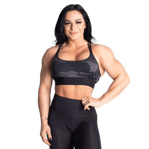 Better Bodies Gym Sports Bra, Dark Camo