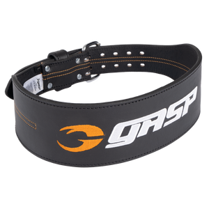 Gasp Lifting Belt White logo