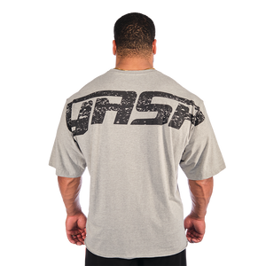 Gasp Iron Tee Greymelange/Black