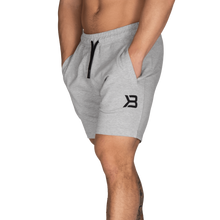 Better Bodies Tapered Sweatshorts, Light Grey Melange