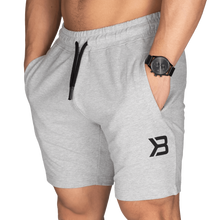 Better Bodies Tapered Sweatshorts, Light Grey Melange