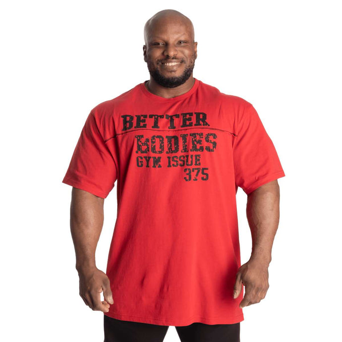 Better Bodies Union Original Tee,Chili Red