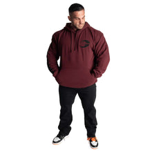 Gasp Distressed hoodie Grey Maroon