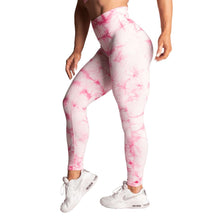 Better Bodies Tie Dye Scrunch Leggings, Pink Tie Dye