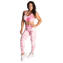 Better Bodies Tie Dye Scrunch Leggings, Pink Tie Dye