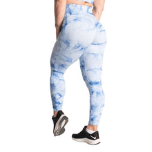 Better Bodies Tie Dye Scrunch Leggings, Blue Tie Dye