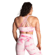 Better Bodies Tie Dye Sports Bra, Pink Tie Dye