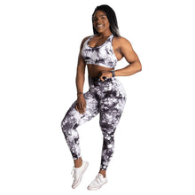 Better Bodies Tie Dye Sports Bra, Black Tie Dye