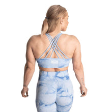 Better Bodies Tie Dye Sports Bra, Blue Tie Dye