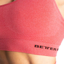 Better Bodies Astoria Seamless Short Bra, Chili Red Melange