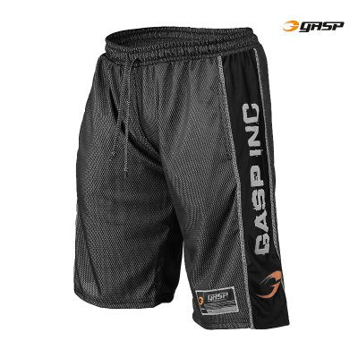 Gasp No1 mesh shorts Black