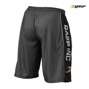 Gasp No1 mesh shorts Black