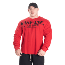 Gasp Thermal Gym Sweater Chili Red