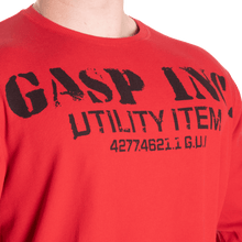 Gasp Thermal Gym Sweater Chili Red