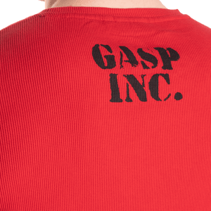 Gasp Thermal Gym Sweater Chili Red