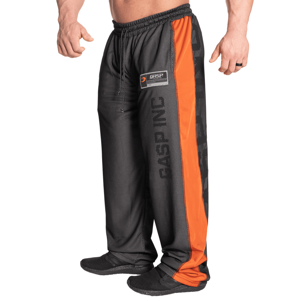 Gasp No1 Mesh Pant Black/Flame Long length