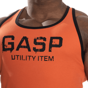 Gasp Ribbed T-Back Flame