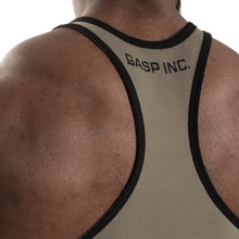 Gasp Ribbed T-Back Washed Green