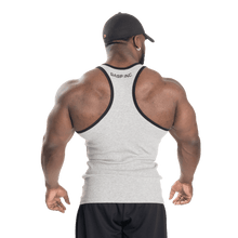 Gasp Ribbed T-Back Grey Melange