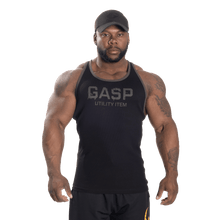 Gasp Ribbed T-Back Black