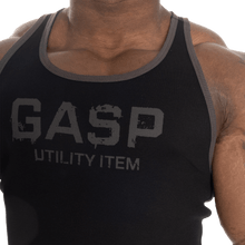 Gasp Ribbed T-Back Black