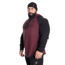 Gasp Longsleeve Thermal Hoodie Maroon