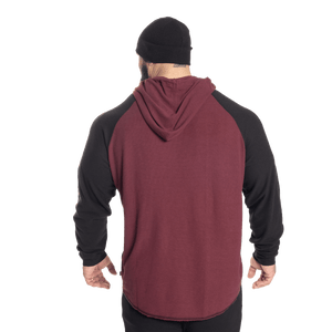 Gasp Longsleeve Thermal Hoodie Maroon