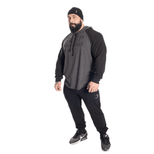 Gasp Longsleeve Thermal Hoodie Graphite Melange