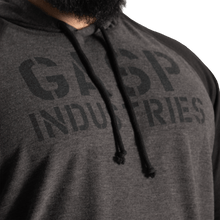 Gasp Longsleeve Thermal Hoodie Graphite Melange