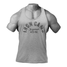 Gasp Throwback Tank Grey Melange