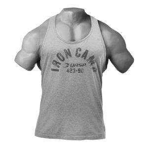 Gasp Throwback Tank Grey Melange