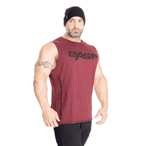 Gasp Vintage Tank Maroon