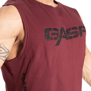 Gasp Vintage Tank Maroon