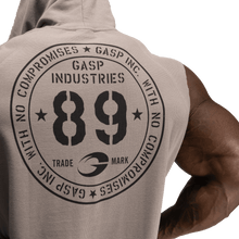 Gasp Thermal Sleeveless Hoodie Steel Grey